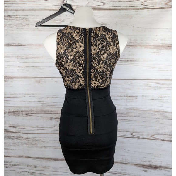 Twenty One Lace and Bandage Sleeveless Bodycon Party Dress Sz Small - Picture 4 of 7
